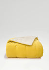 Christy Jaipur 140x200cm Velvet Throw, Yellow
