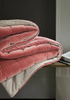 Christy Jaipur Velvet 140 x 200cm Throw, Garnet