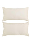 Christy Cotton Sateen King Pillowcase Pair, Ivory