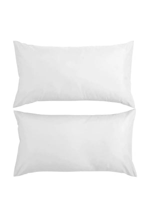 Christy Cotton Sateen King Pillowcase Pair, White