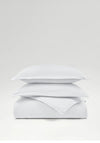 Christy Organic Retreat Duvet Set, White