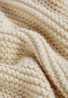 Christy Oslo 140x180cm Chunky Throw, Cream