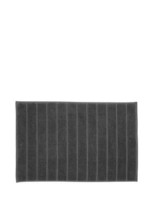 Christy Signum Cotton Bath Mat, Ash Grey