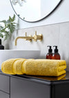 Christy Signum Combed Cotton Towel, Mustard