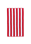 Christy Cabana Striped Beach Towel, Red