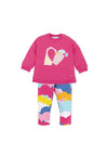 Agatha Ruiz De La Prada Sweater and Legging Set, Pink Multi