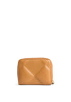 Calvin Klein Small Quilted Wallet, Brown Sugar