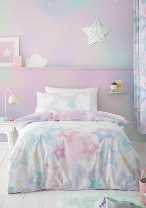 Catherine Lansfield Ombre Star Duvet Cover Set