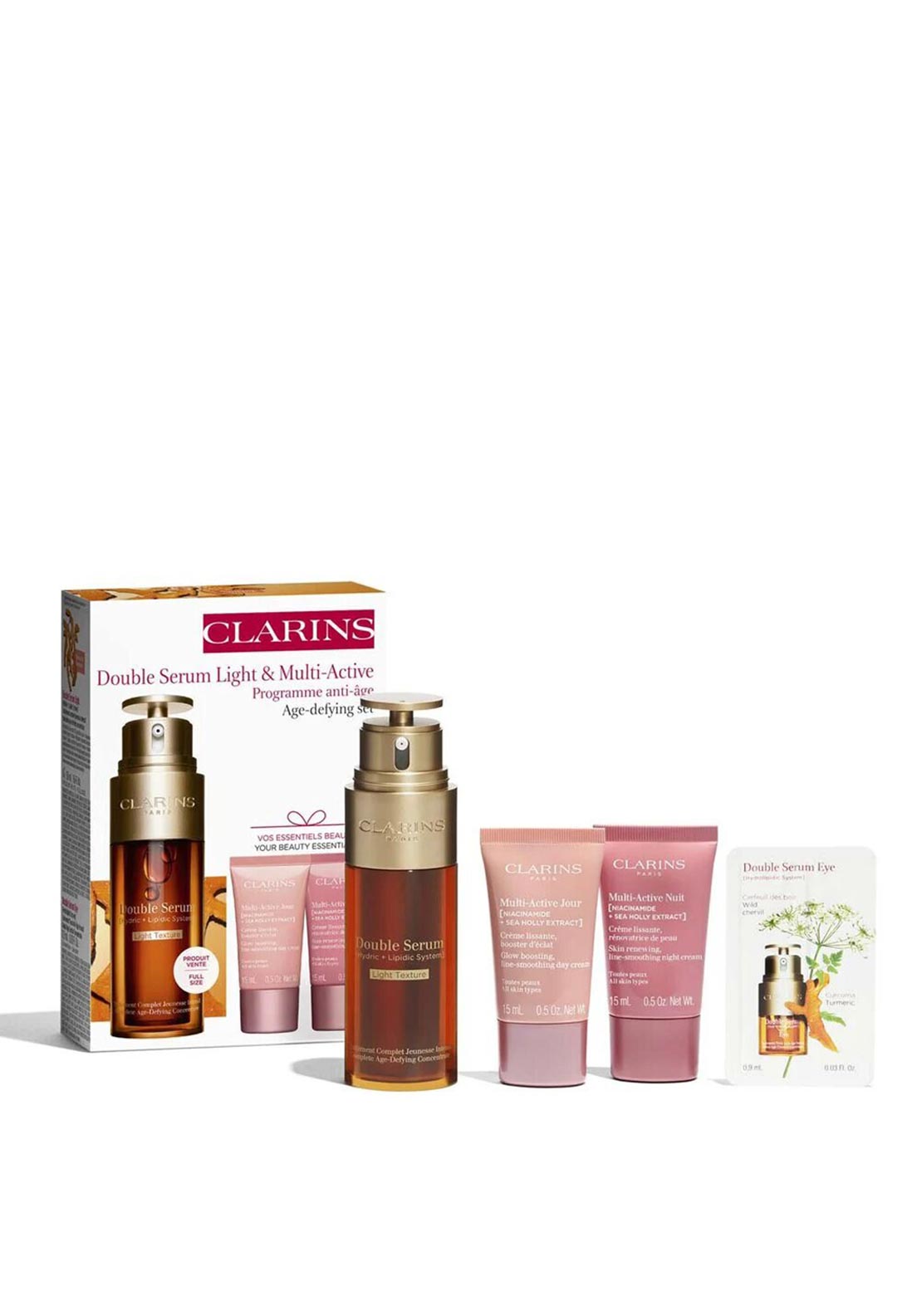 Clarins Double Serum and Multi-Active Gift Set