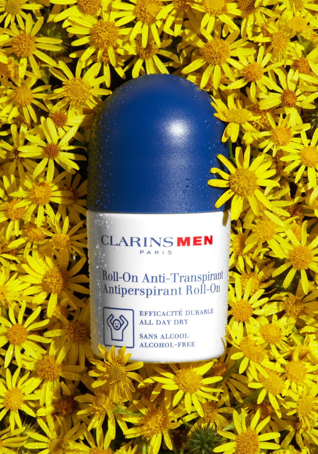 Clarins Men Antiperspirant Roll on Deodorant, 50ml