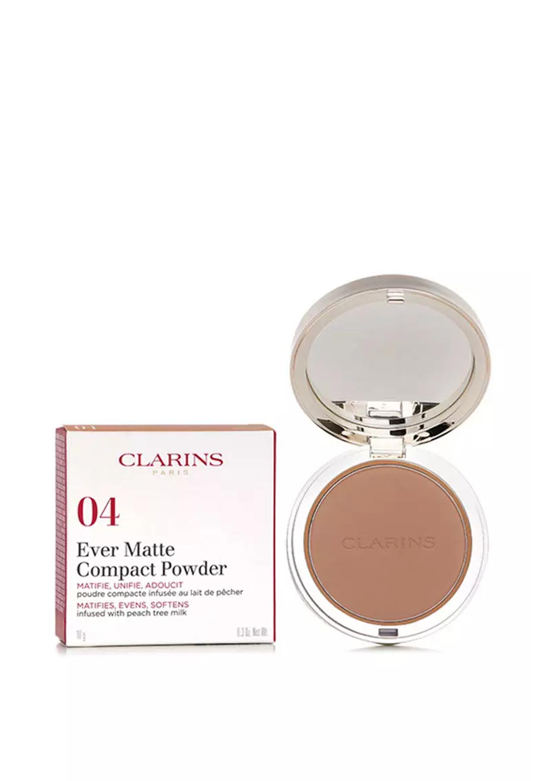 Clarins Ever Matte Compact Powder, Shade 04