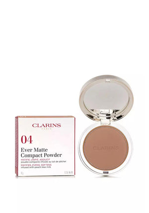 Clarins Ever Matte Compact Powder, Shade 04