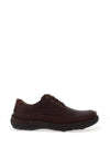 Clarks Nature Three Lace Up Casual Shoes, Mahogany