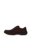 Clarks Nature Three Lace Up Casual Shoes, Mahogany