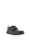 Clarks Un Abode Velcro Strap Casual Shoes, Black