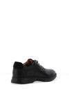 Clarks Un Briley Pace Leather Shoes, Black
