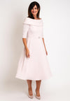 Claudia C Lambrusco Boat Neck Dress, Rose