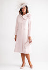 Claudia C Stravin Sky Dress and Jacket, Pink