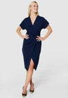 Closet London Kimono Pencil Dress, Navy