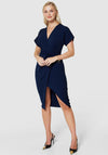 Closet London Kimono Pencil Dress, Navy