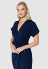 Closet London Kimono Pencil Dress, Navy