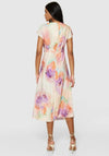 Closet London Stripe Detail Floral Dress, Multi Coloured