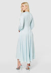 Closet London Jacquard A-Line Maxi Dress, Light Blue