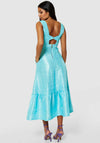 Closet London Aline Crinkle Dress, Sky Blue
