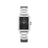 Cluse Fluette Ladies Watch, Silver & Black