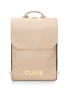 Cluse Le Reversible Metallic Backpack, Brown and Beige
