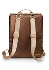 Cluse Le Reversible Metallic Backpack, Brown and Beige