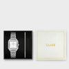Cluse Ladies Gracieuse Watch & Eleve Bracelet Gift Set, Silver