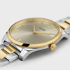 Cluse Féroce Link Watch, Silver & Gold