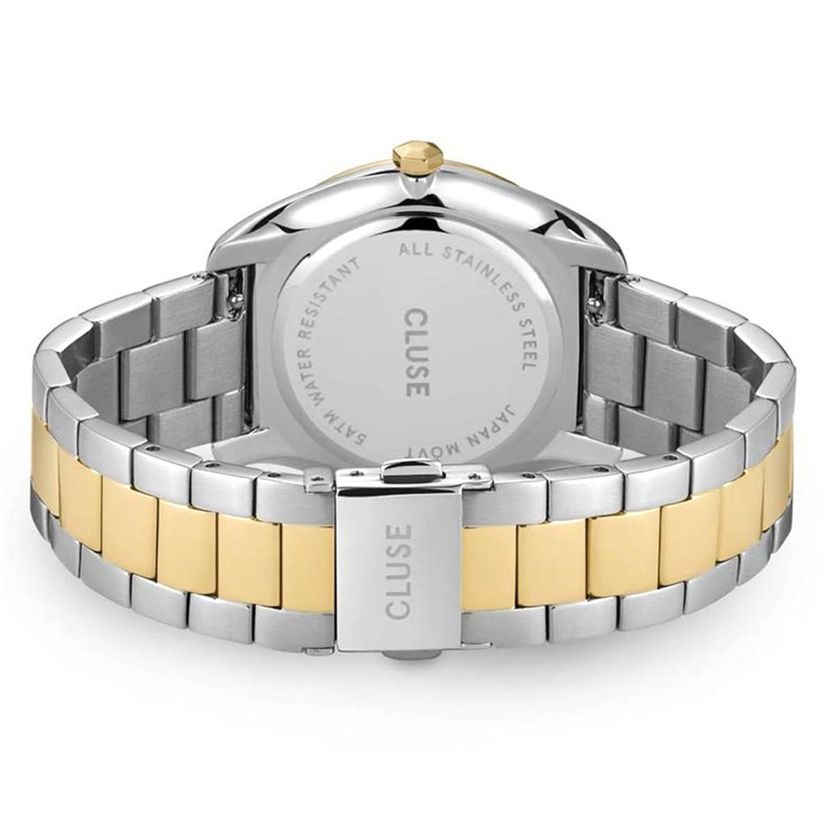 Cluse Féroce Link Watch, Silver & Gold