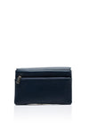 Zen Collection Faux Leather Envelope Pouch Crossbody Bag, Navy