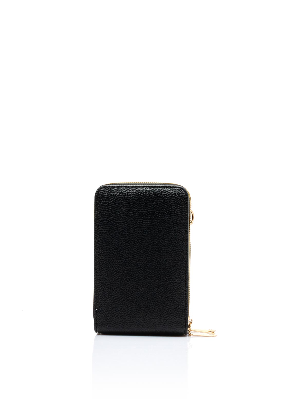 Zen Collection Quilted Smartphone Mini Crossbody Bag, Black