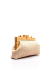 Zen Collection Woven Beach Clutch Bag, Beige