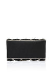 Zen Collection Diamante Pearl Envelope Clutch Bag, Black