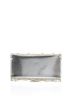 Zen Collection Diamante Pearl Envelope Clutch Bag, Silver