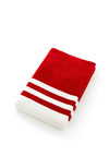 The Lyndon Company Coastal Stripe Beach Towel, Red