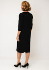 Coco Doll Brigette Button Detail Midi Dress, Black