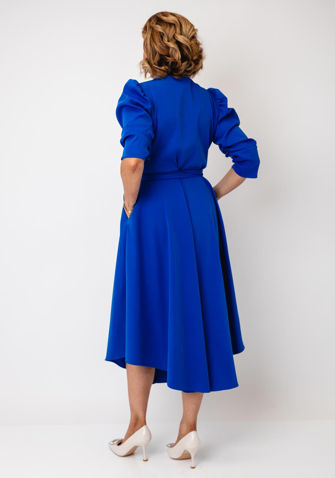 Coco Doll Emo Wrap Dress, Blue