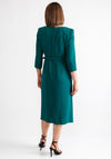 Coco Doll Jazz Belted Pencil Dress, Green