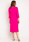 Coco Doll Jazz Belted Aline Dress, Pink