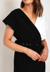 Coco Doll Lola Belted Pencil Dress, Black
