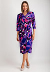 Coco Doll Toya Geometric Print Dress, Purple Multi