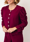 Coco Doll Dune Steph Top and Trousers Co-Ord, Burgundy