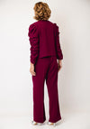 Coco Doll Dune Steph Top and Trousers Co-Ord, Burgundy