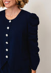 Coco Doll Dune Steph Top and Trousers Co-Ord, Navy