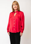 Coco Doll Espa Keyhole Blouse, Red